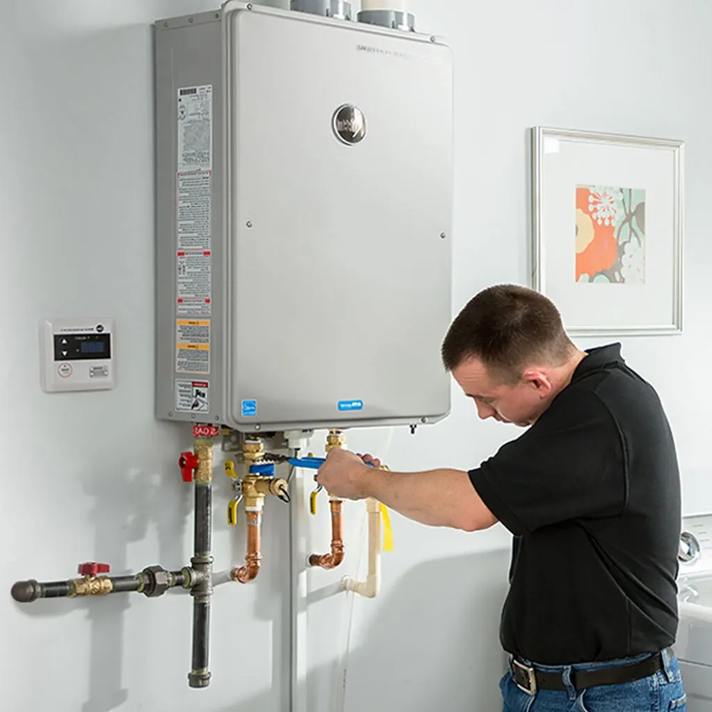 tankless water heater repair in Hinton, OK